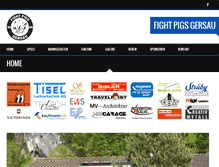 Tablet Screenshot of fightpigs.ch